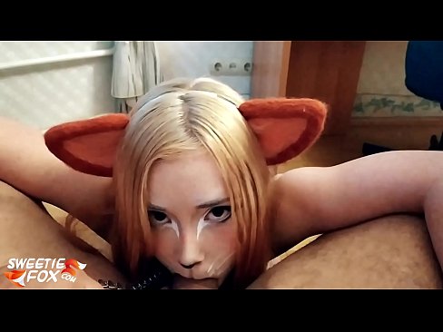 ❤️ Kitsune swallow dick and cum in her mouth ❤ Fucking at us